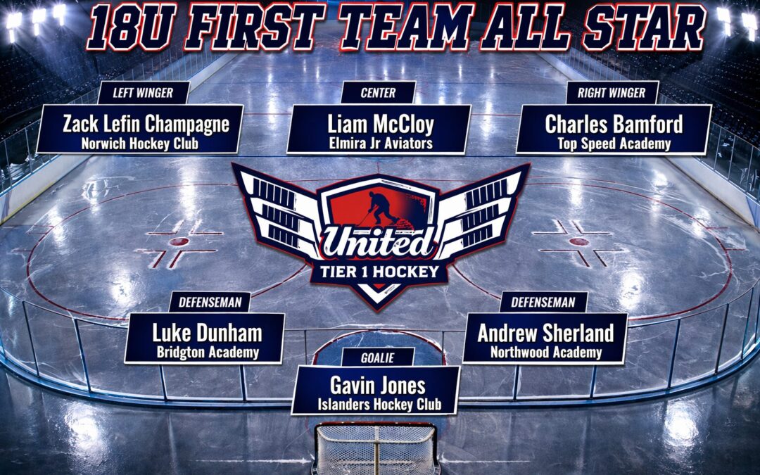 United Tier 1 Hockey League Announces 15U–18U First Team All-Stars